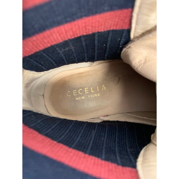 Womens 7.5M Cecelia NY Theo Lace-Up Suede Ankle Boots Lug EUC 8966 roll top - Picture 12 of 12